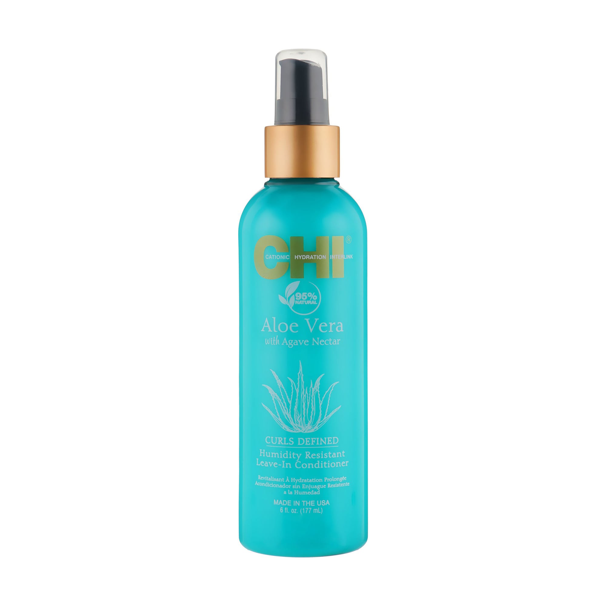 Незмивний кондиціонер для захисту волосся від вологості CHI Aloe Vera Humidity Resistant Leave-In Conditioner, 177 мл